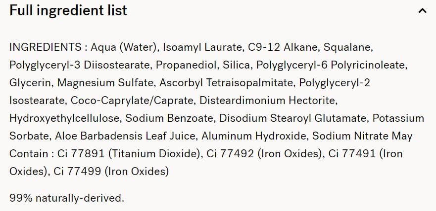 Typology Tinted Serum with Vitamin C, Squalane & Aloe Vera - Type 3 / Medium
